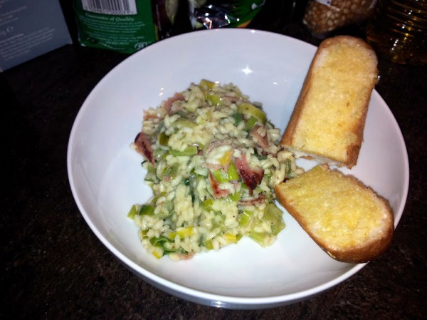 Leek & Bacon Risotto