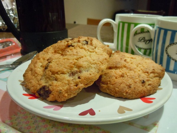 Gluten Free Peanut Chocolate Chip cookies